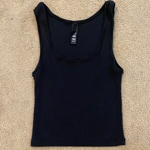 SKIMS Soot Cotton Rib Tank